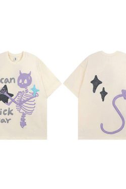 Y2K Retro Star Tee - Perfect for 90s and Y2K Summer Outfits