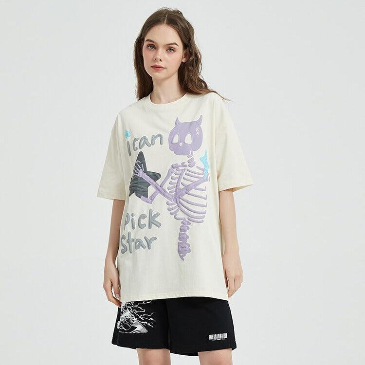 Y2K Retro Star Tee - Perfect for 90s and Y2K Summer Outfits