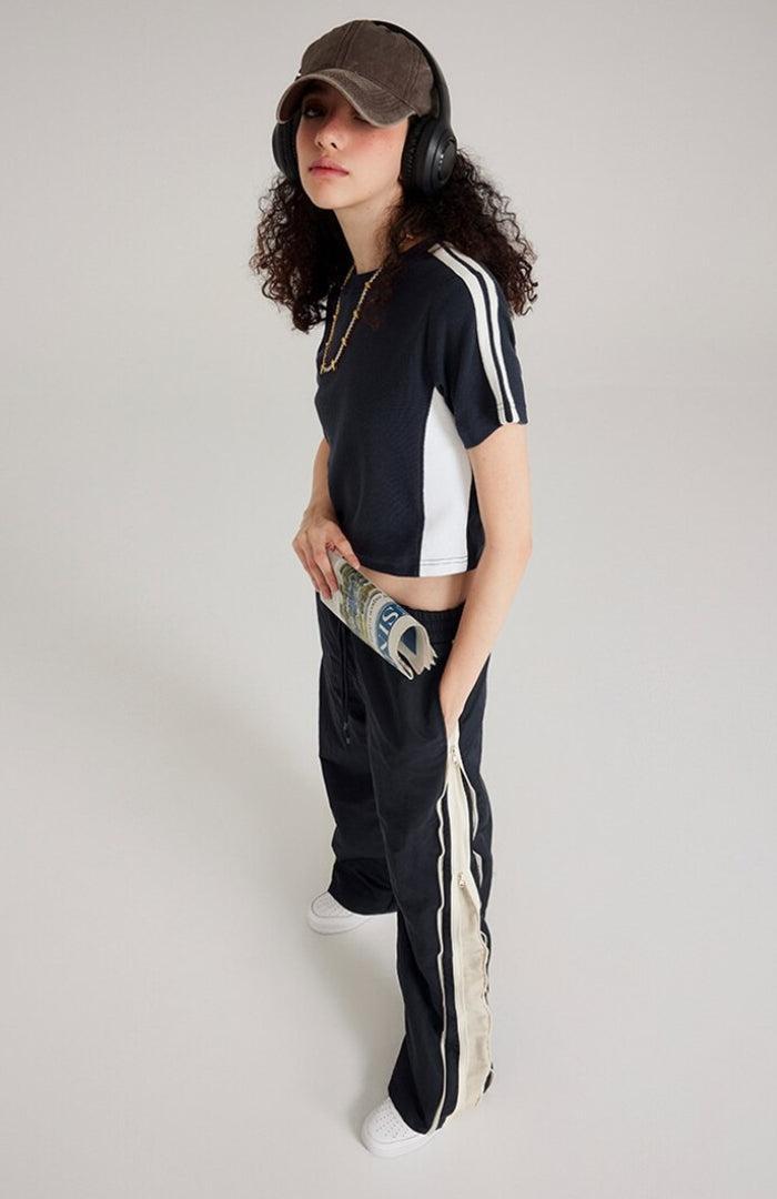 Y2K Retro Style Basic Cropped Tee - Perfect for 90s and Y2K Summer Outfits