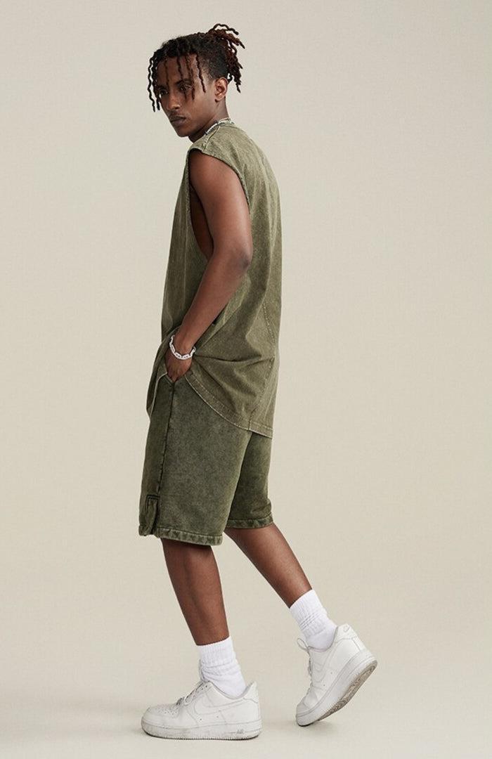 Y2K Summer Drawstring Waist Loose Shorts - Retro 90s Fashion Grunge Outfits