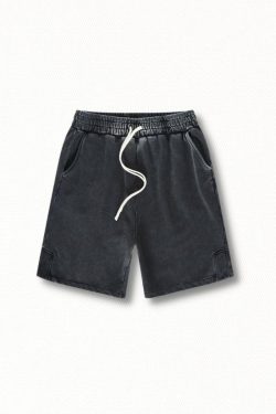 Y2K Summer Drawstring Waist Loose Shorts - Retro 90s Fashion Grunge Outfits