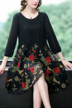 2023 Y2K Summer Floral Silk Dress - Retro 90s Grunge, Pastel Goth, Party & Club Outfits