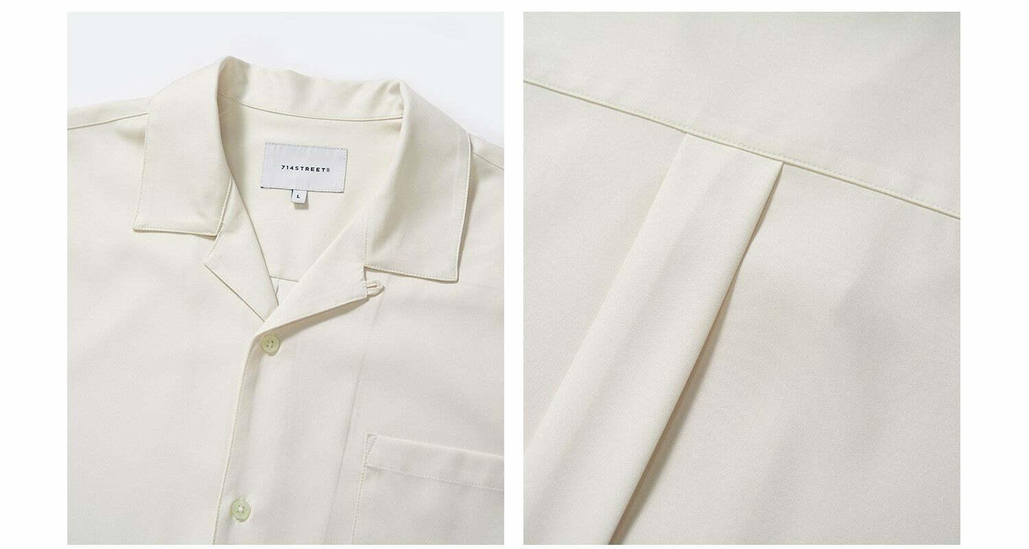 714street 'Breeze' Button-Up Shirt - Y2K Summer Grunge, 90s Retro, Pastel Goth, Y2K Party