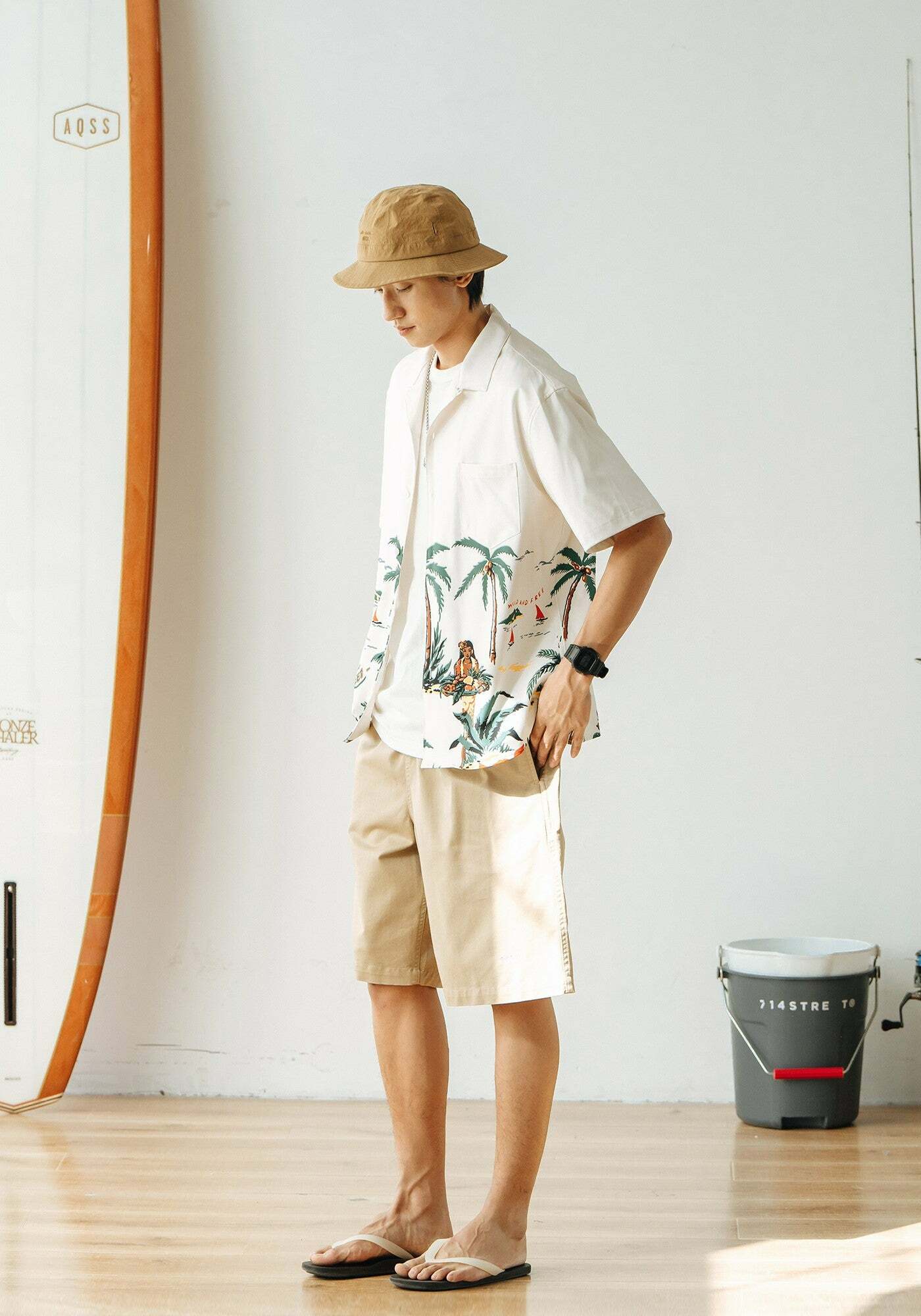 714street 'Breeze' Button-Up Shirt - Y2K Summer Grunge, 90s Retro, Pastel Goth, Y2K Party