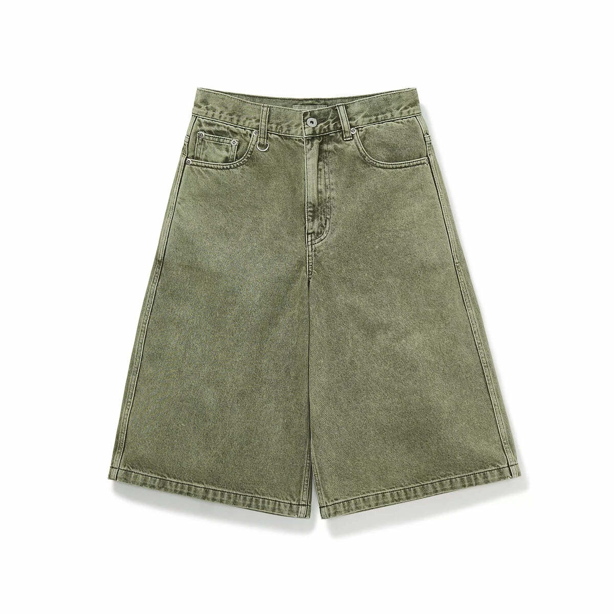 714street Y2K Washed Denim Shorts - Retro 90s Grunge, Summer Y2K Outfits, Y2K Fashion Essentials