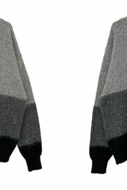 77F7GHT Contrast Cardigan - Y2K Summer Grunge, 90s Retro, Pastel Goth, Y2K Party &