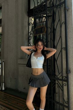 Abbie Pleated Mini Skirt - Y2K Summer Grunge, 90s Retro, Pastel Goth, Y2K Party & Club