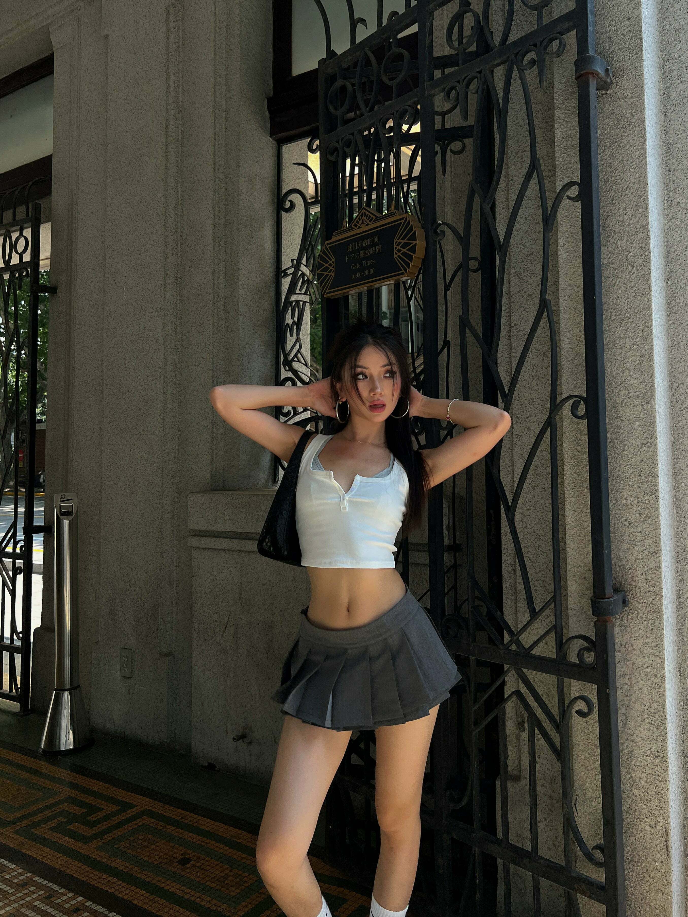 Abbie Pleated Mini Skirt - Y2K Summer Grunge, 90s Retro, Pastel Goth, Y2K Party & Club