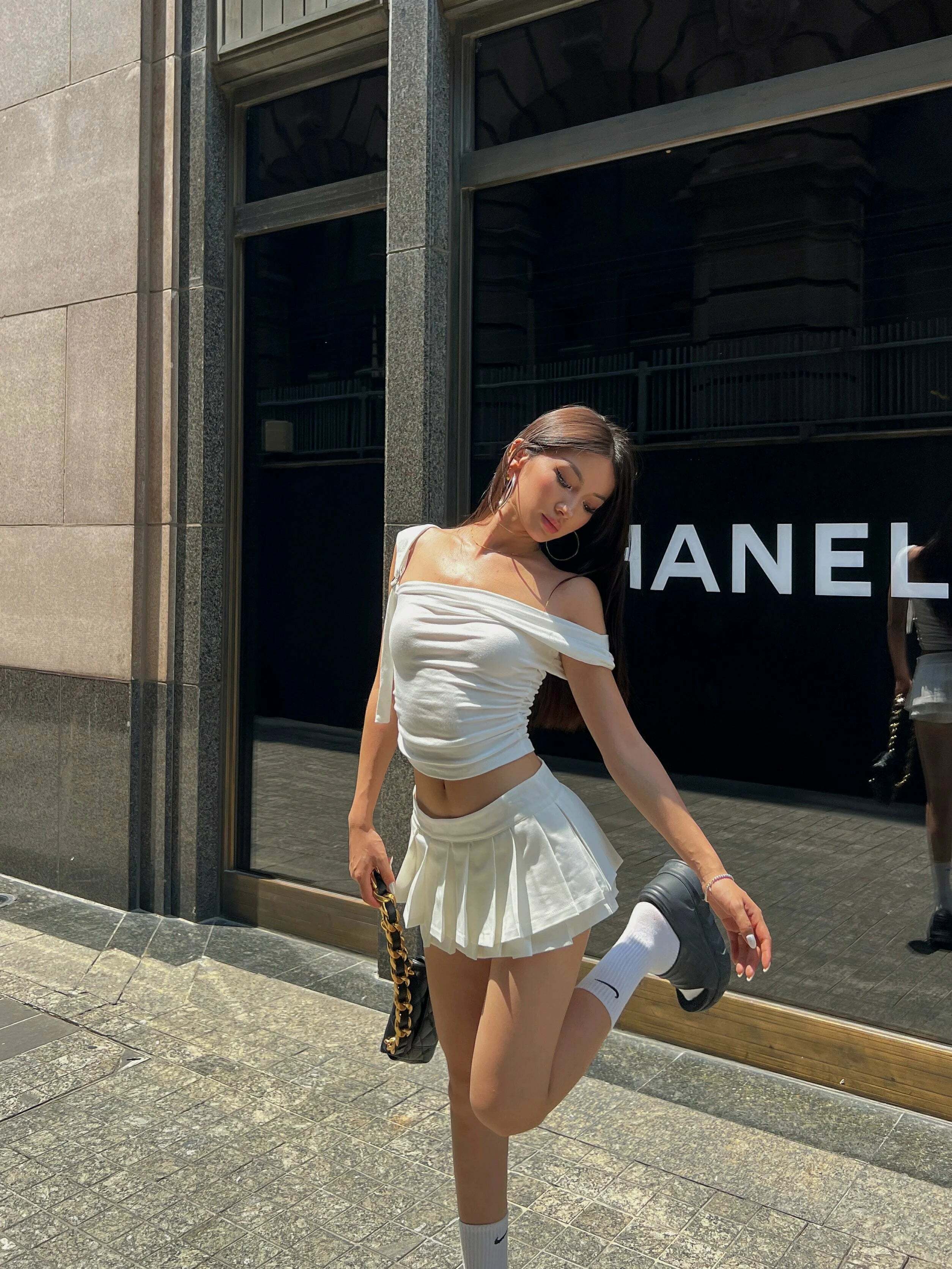 Abbie Pleated Mini Skirt - Y2K Summer Grunge, 90s Retro, Pastel Goth, Y2K Party & Club