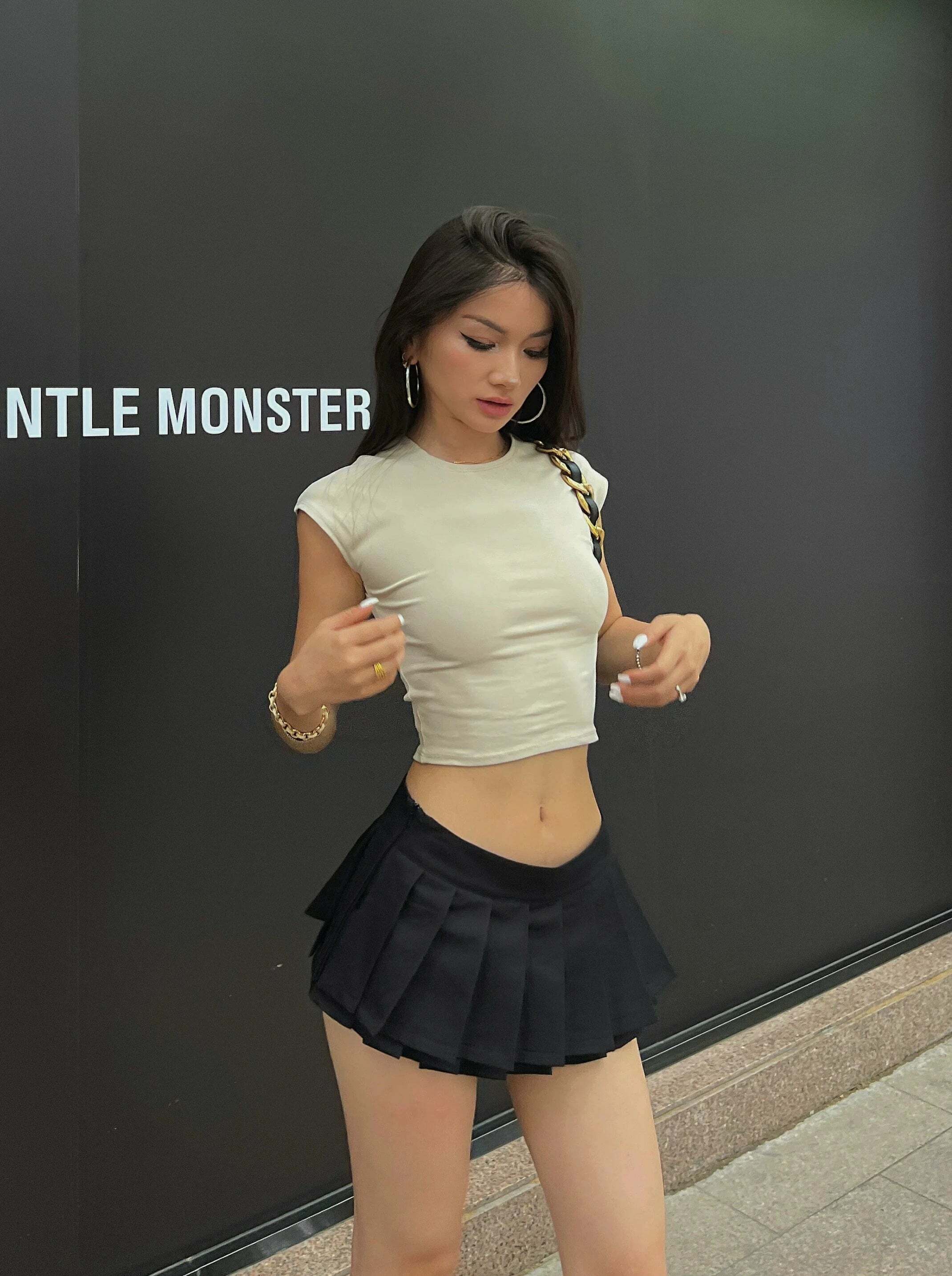 Abbie Pleated Mini Skirt - Y2K Summer Grunge, 90s Retro, Pastel Goth, Y2K Party & Club