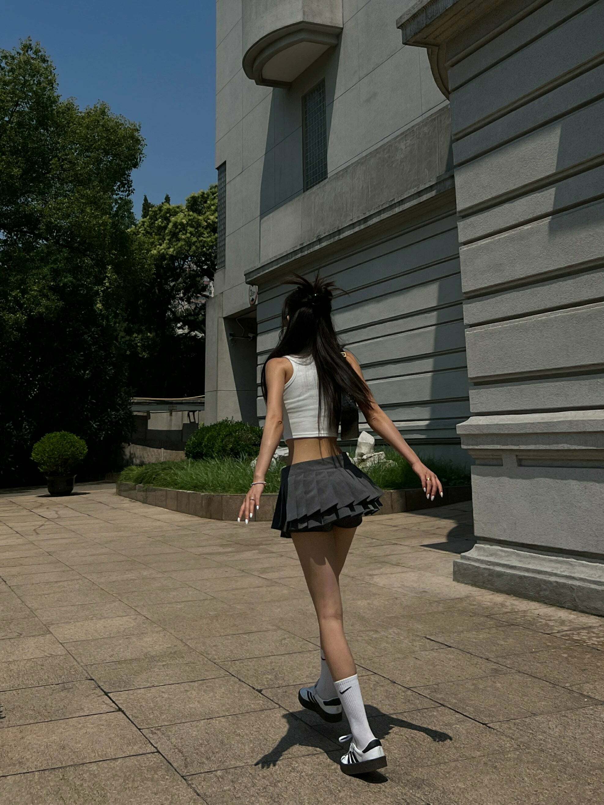 Abbie Pleated Mini Skirt - Y2K Summer Grunge, 90s Retro, Pastel Goth, Y2K Party & Club