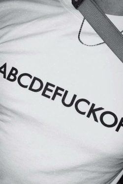 Abc Shirt - Y2K Summer Grunge & 90s Fashion Outfit, Retro Y2K Top, Baby Tees, Y2K