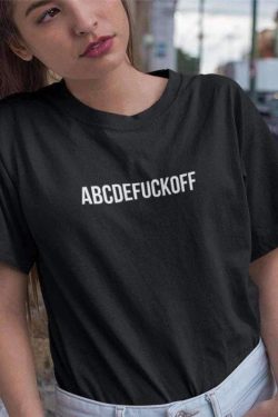Abc Shirt - Y2K Summer Grunge & 90s Fashion Outfit, Retro Y2K Top, Baby Tees, Y2K