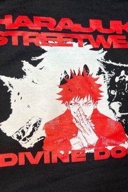 ABSB - JJK Divine Dogs Hoodie: Y2K Grunge, 90s Fashion, Retro Style, Pastel Goth, Y2K