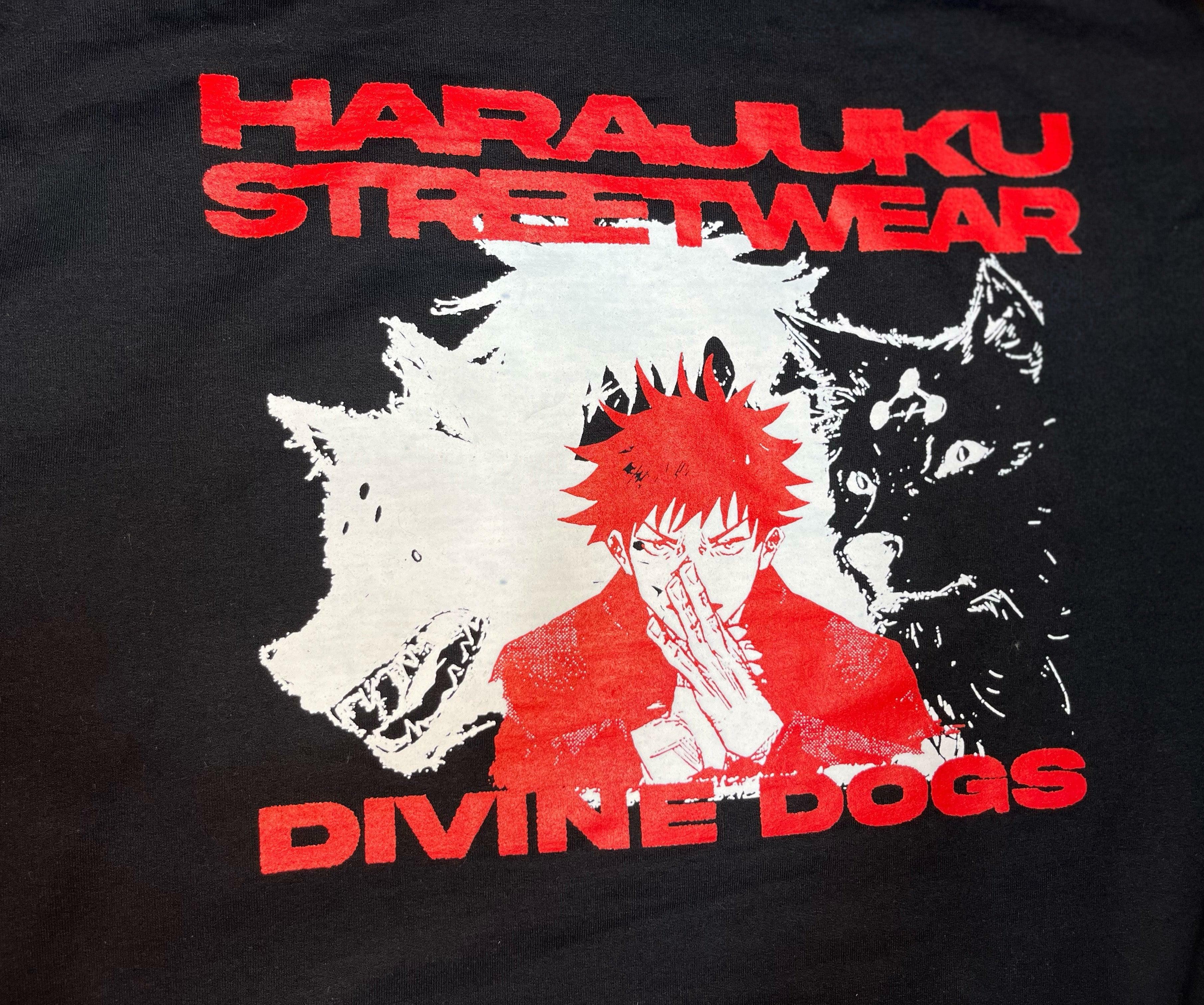 ABSB - JJK Divine Dogs Hoodie: Y2K Grunge, 90s Retro, Pastel Goth, Summer Y2K Outfits