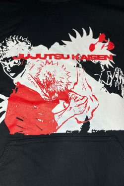 ABSB - JJK Divine Dogs Hoodie: Y2K Grunge, 90s Retro, Pastel Goth, Summer Y2K Outfits