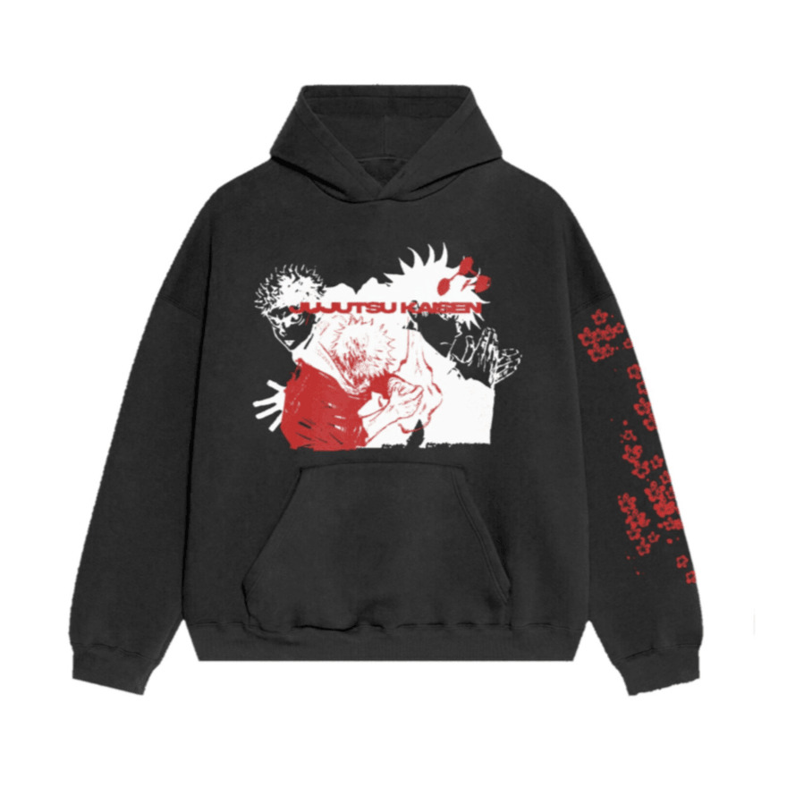 ABSB - JJK Divine Dogs Hoodie: Y2K Grunge, 90s Retro, Pastel Goth, Summer Y2K Outfits