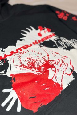 ABSB - JJK Divine Dogs Hoodie: Y2K Grunge, 90s Retro, Pastel Goth, Summer Y2K Outfits