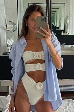 Addie Swimsuit - Y2K Summer Outfit, 90s Fashion, Grunge, Retro Style, Y2K Beach, Y2
