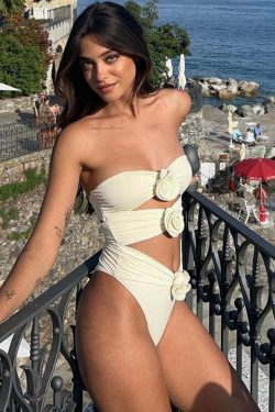 Addie Swimsuit - Y2K Summer Outfit, 90s Fashion, Grunge, Retro Style, Y2K Beach, Y2