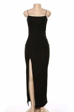 Agatha Bodycon Maxi Dress - Y2K Summer Grunge, 90s Retro, Pastel Goth, Party & Club Outfits