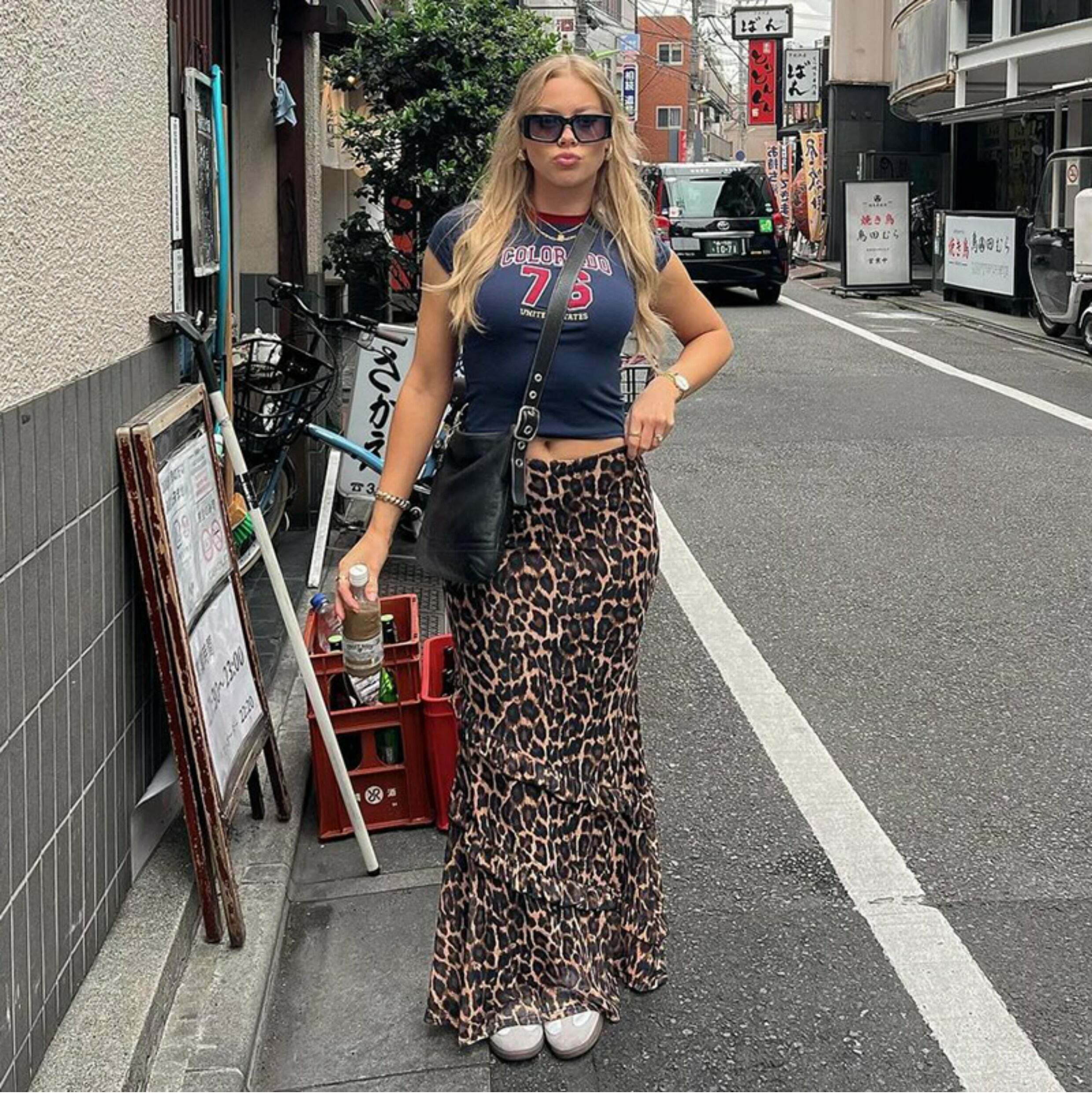 Ahria Mesh Leopard Maxi Skirt - Y2K Summer Grunge Outfit, 90s Fashion, Retro Style
