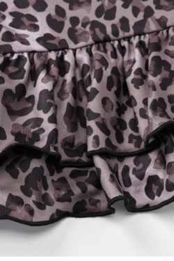 Aleen Leopard Mini Dress - Y2K Summer Grunge Outfit, 90s Fashion, Retro Style, Y2K Party Look
