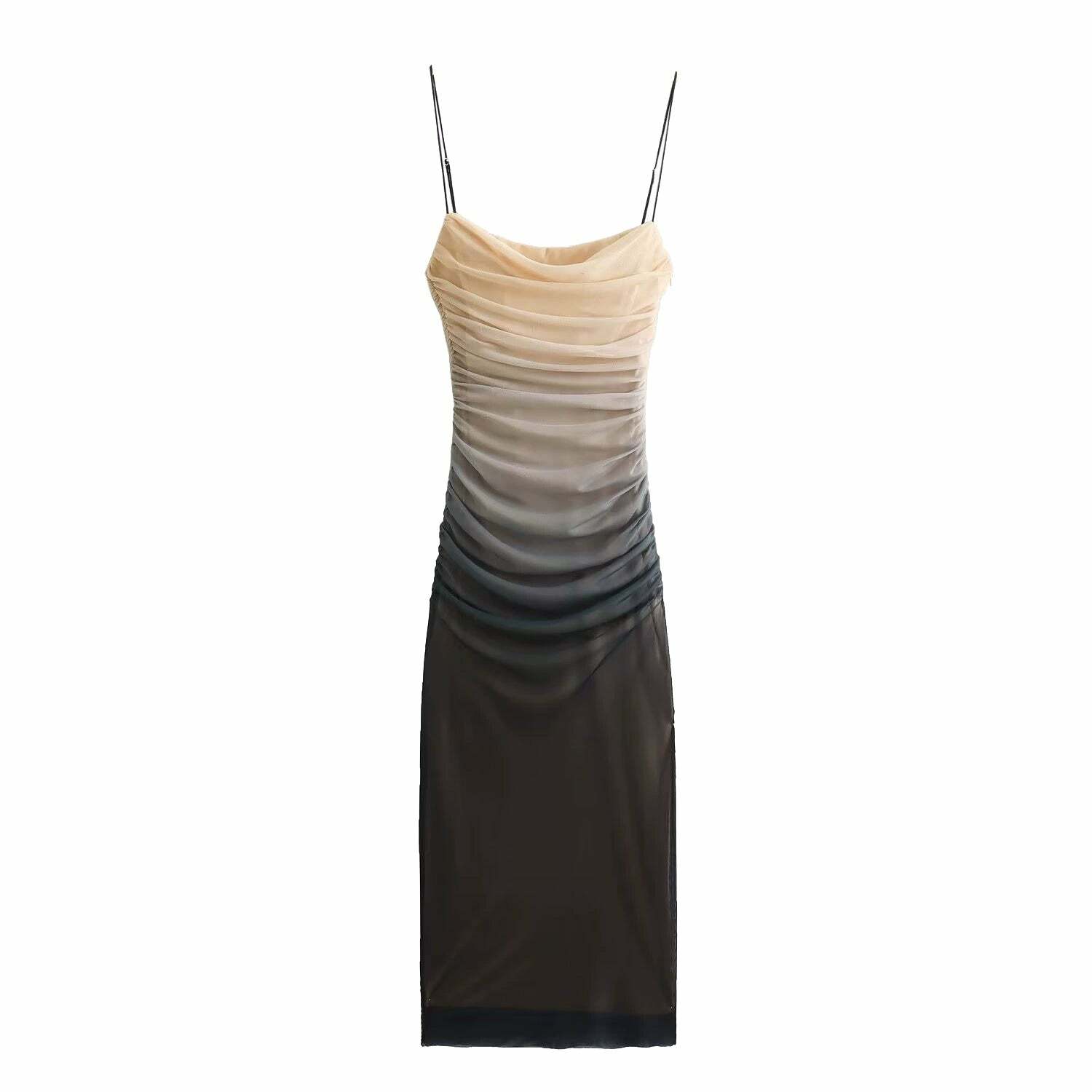 Alexah Mesh Maxi Dress - Y2K Summer, 90s Grunge, Retro Style, Y2K Party & Club Outfits