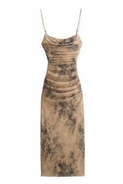 Alexah Mesh Maxi Dress - Y2K Summer, 90s Grunge, Retro Style, Y2K Party & Club Outfits