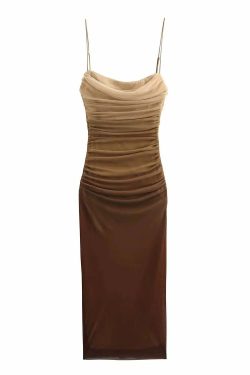 Alexah Mesh Maxi Dress - Y2K Summer, 90s Grunge, Retro Style, Y2K Party & Club Outfits