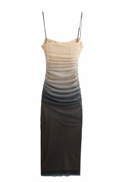 Alexah Mesh Maxi Dress - Y2K Summer, 90s Grunge, Retro Style, Y2K Party & Club Outfits
