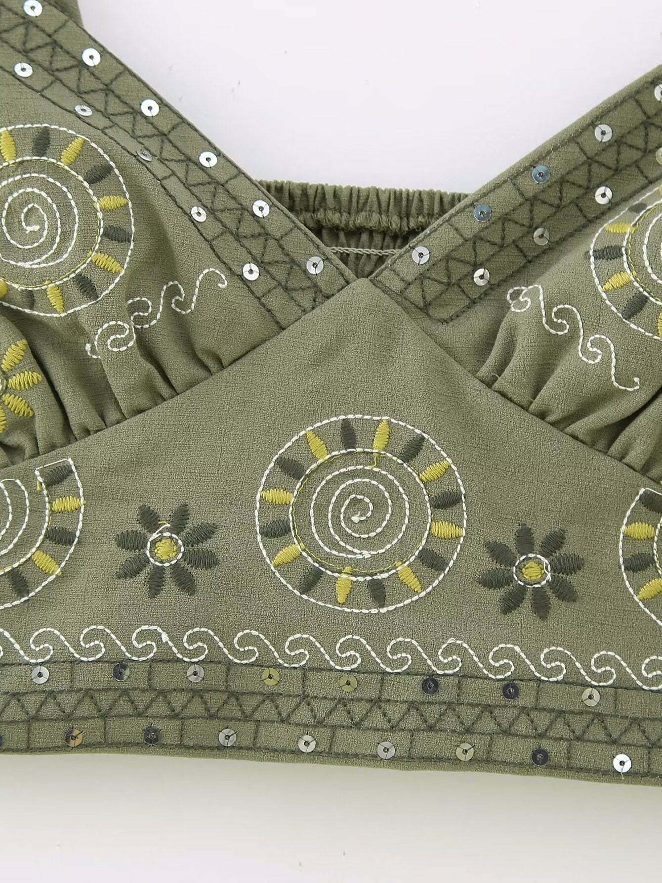 Alexys Embroidered Top & Pants Set - Y2K Summer Grunge, 90s Retro, Pastel Goth, Y2K Party