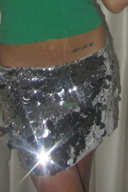 Alise Sequin Mini Skirt - Y2K Summer, 90s Grunge, Retro Party, Pastel Goth, Y2K Club