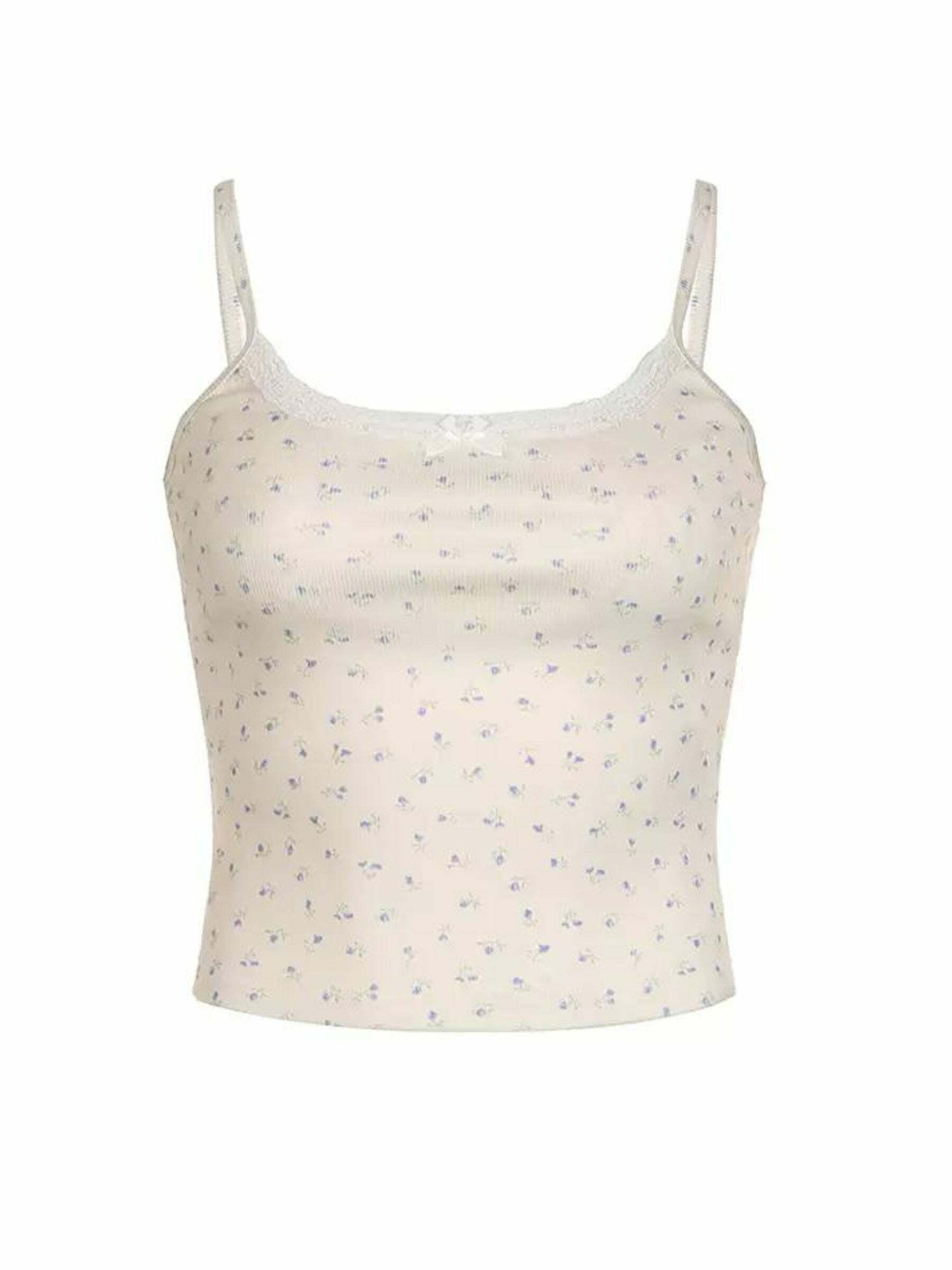 Alyx Floral Tank Top - Y2K Summer Grunge, 90s Retro, Pastel Goth, Y2K Party & Club Out