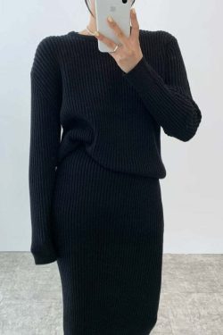 Anaia Knit Skirt Set - Y2K Summer Outfit, 90s Fashion, Grunge, Retro Style, Y2K Party Look