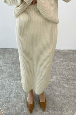 Anaia Knit Skirt Set - Y2K Summer Outfit, 90s Fashion, Grunge, Retro Style, Y2K Party Look