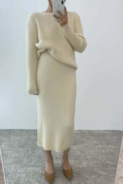 Anaia Knit Skirt Set - Y2K Summer Outfit, 90s Fashion, Grunge, Retro Style, Y2K Party Look