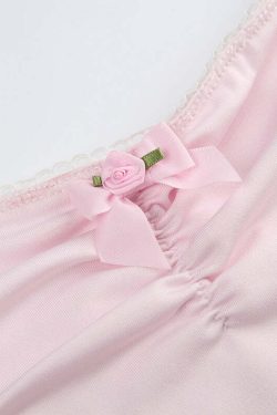 Ananya Crop Top - Y2K Summer Grunge, 90s Retro, Pastel Goth, Y2K Party & Club Outfits
