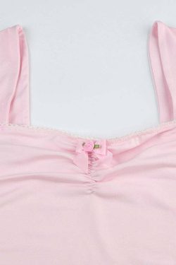 Ananya Crop Top - Y2K Summer Grunge, 90s Retro, Pastel Goth, Y2K Party & Club Outfits