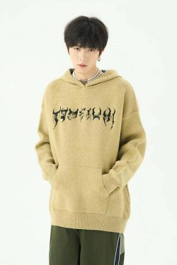 Anatomicouture Sherpa Hooded Jacket - Y2K Grunge, 90s Fashion, Retro Style, Pastel Goth Outfits