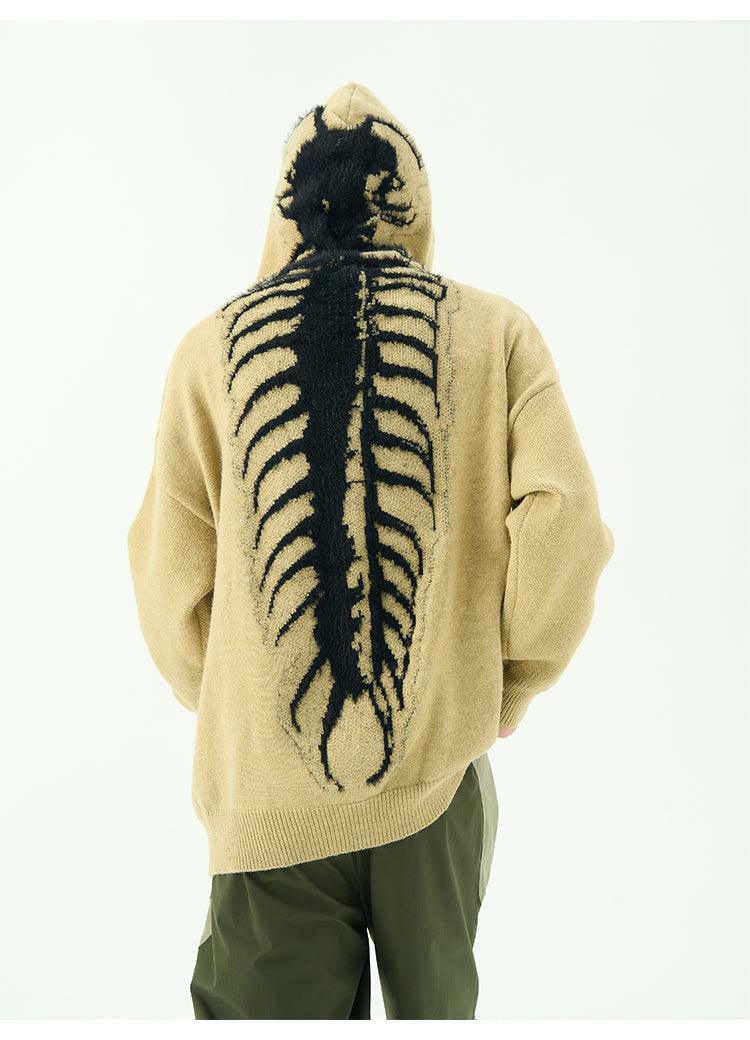 Anatomicouture Sherpa Hooded Jacket - Y2K Grunge, 90s Retro, Pastel Goth, Summer & Party Outfits