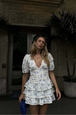 Andie Ruffle Mini Dress - Y2K Summer Outfit, 90s Grunge Fashion, Retro Style, Pastel Goth