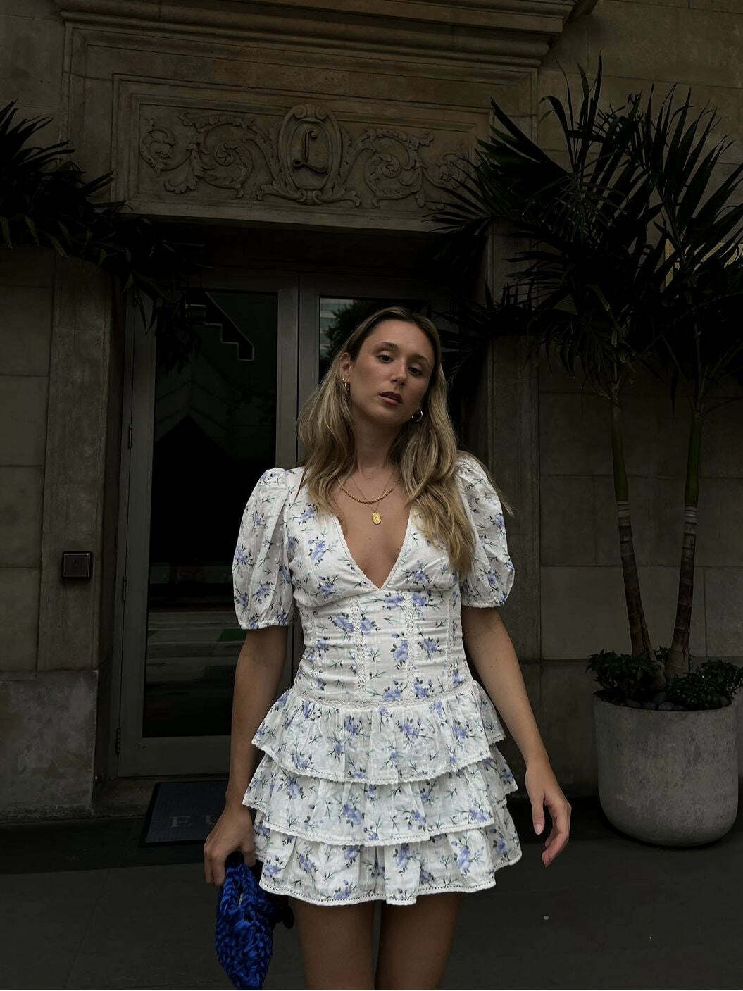 Andie Ruffle Mini Dress - Y2K Summer Outfit, 90s Grunge Fashion, Retro Style, Pastel Goth