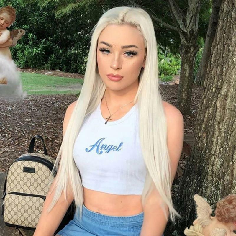 Angel Crop Top - Y2K Summer Grunge, 90s Retro, Pastel Goth, Y2K Party & Club Outfits