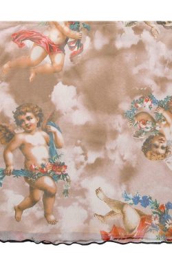 Angel Skirt - Y2K Summer Grunge & 90s Fashion Outfit for Retro Popstar Vibes