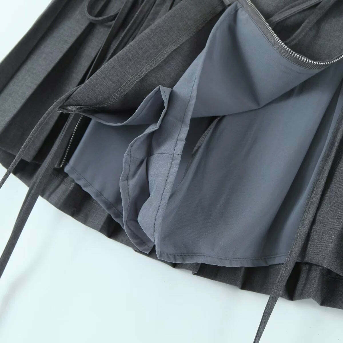 Angie Strappy Mini Skirt - Y2K Summer Grunge Outfit, 90s Fashion, Retro Goth, Y2K Party Look