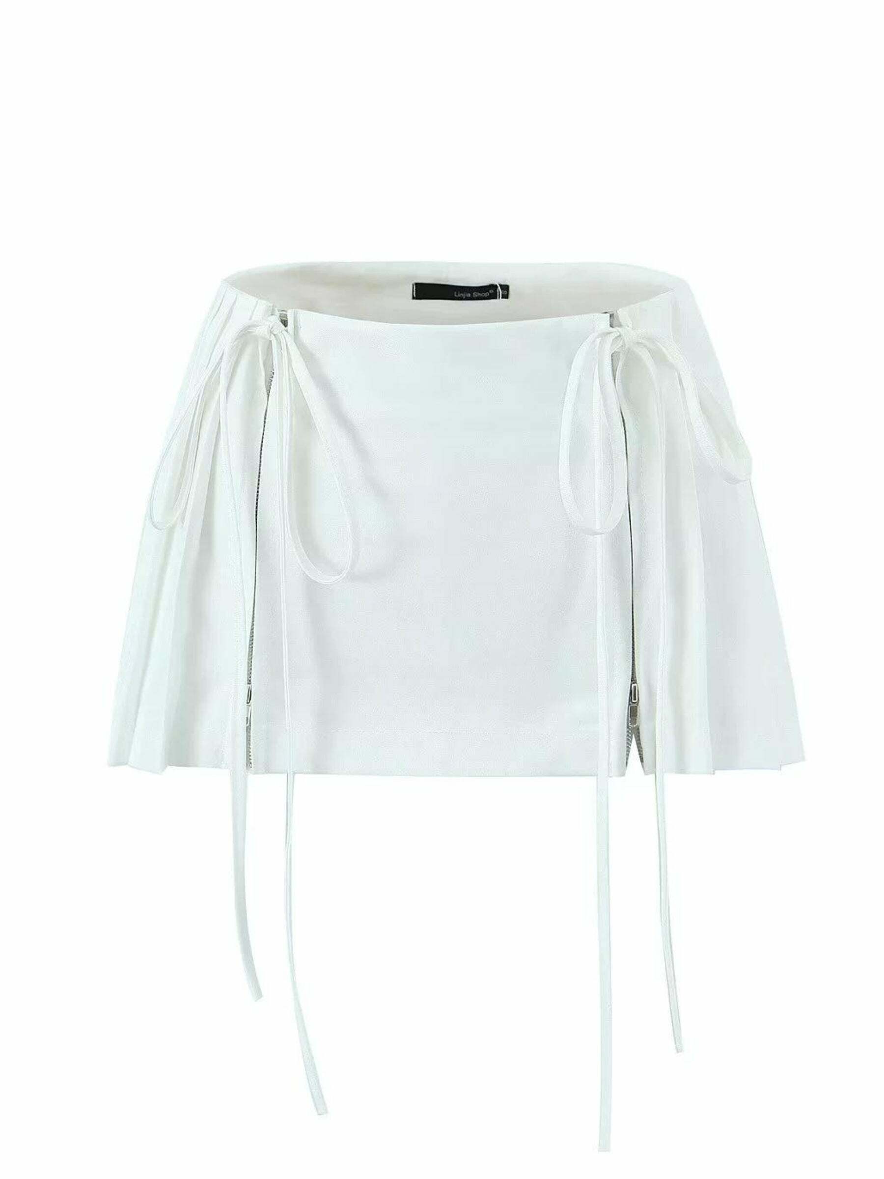 Angie Strappy Mini Skirt - Y2K Summer Grunge Outfit, 90s Fashion, Retro Goth, Y2K Party Look