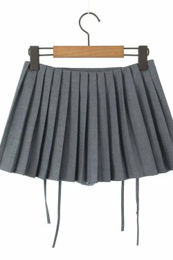 Angie Strappy Mini Skirt - Y2K Summer Grunge Outfit, 90s Fashion, Retro Goth, Y2K Party Look