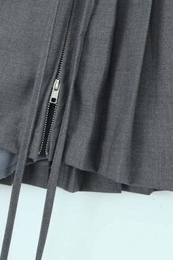 Angie Strappy Mini Skirt - Y2K Summer Grunge Outfit, 90s Fashion, Retro Goth, Y2K Party Look