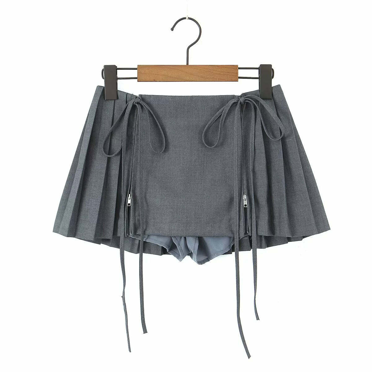 Angie Strappy Mini Skirt - Y2K Summer Grunge Outfit, 90s Fashion, Retro Goth, Y2K Party Look